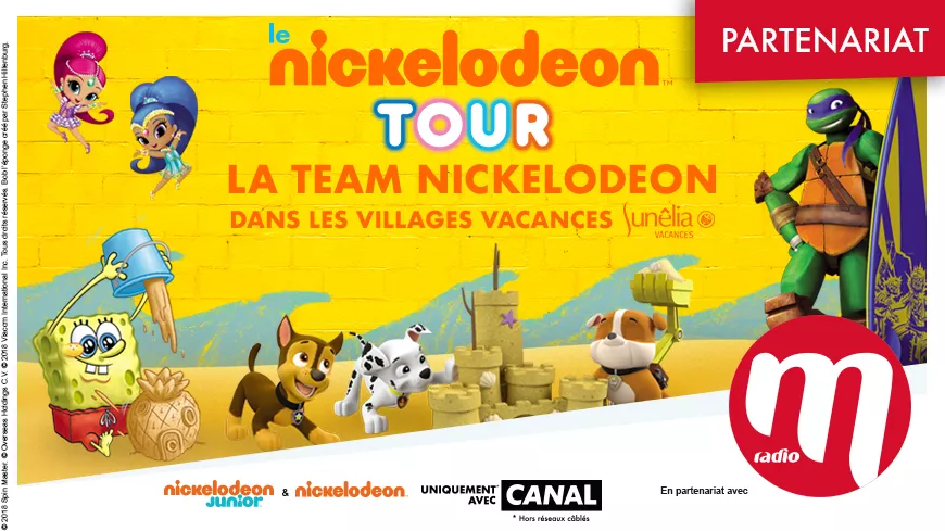 LE NICKELODEON TOUR PREND SES QUARTIERS D'ETE !