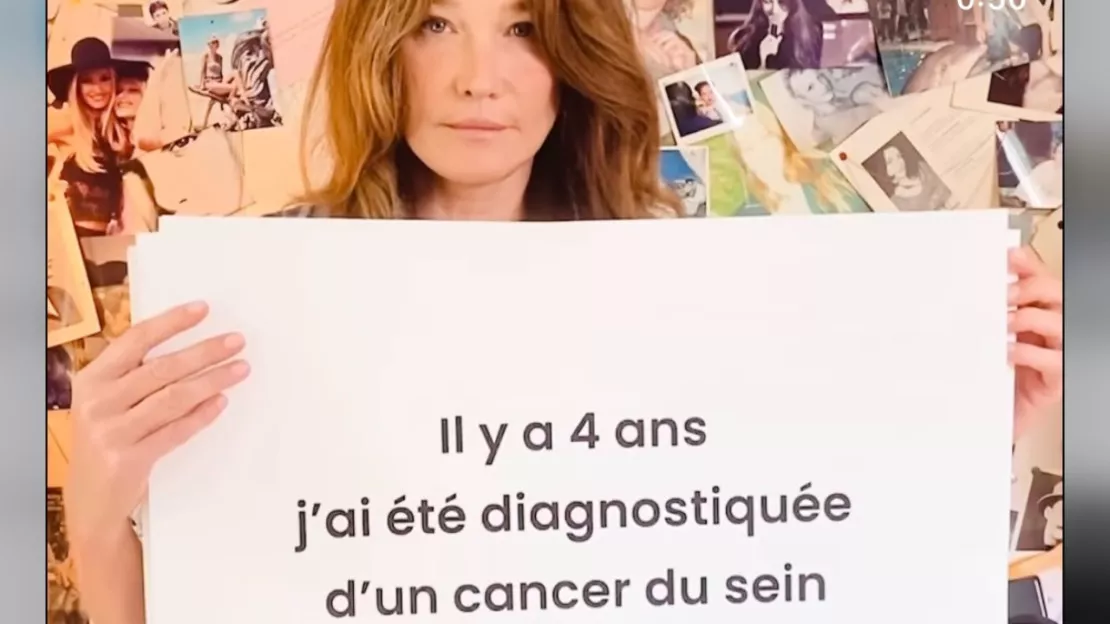 Carla Bruni, atteinte d'un cancer du sein en 2019, fait appel à la mobilisation pour Octobre Rose