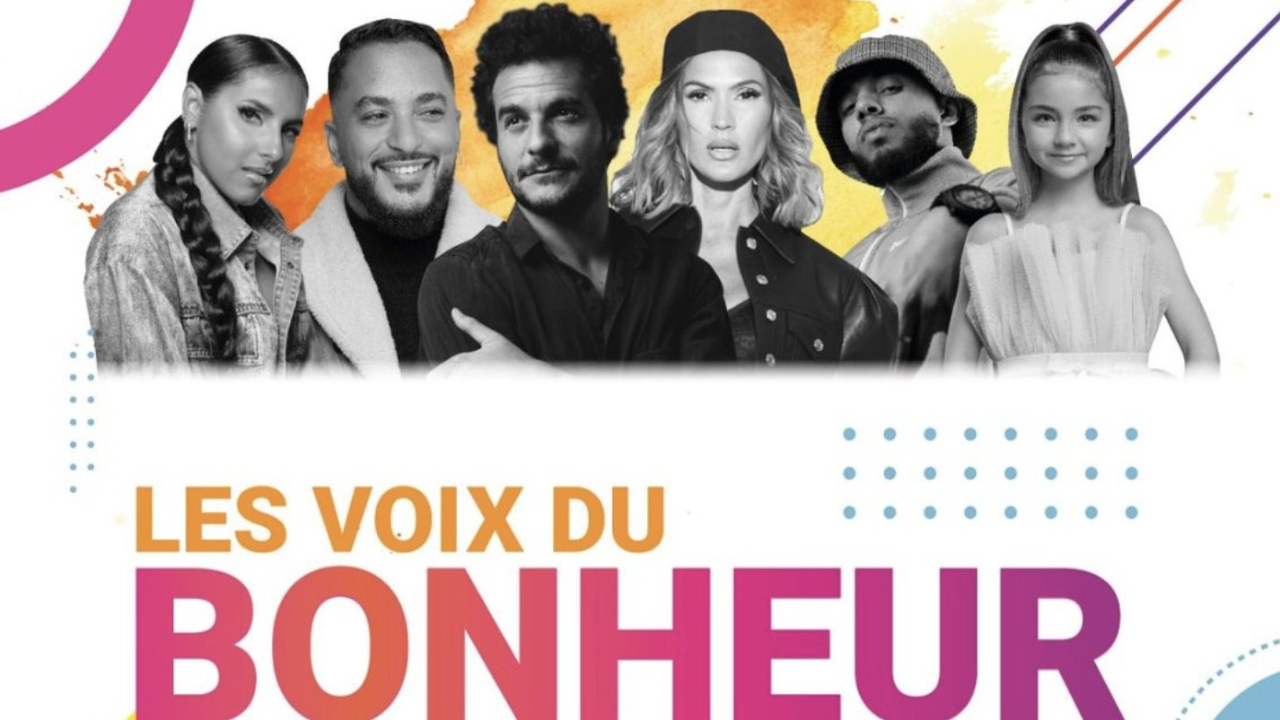 Amir, Vitaa, Slimane, Lynda, Emkal réunis pour "Les voix du bonheur"