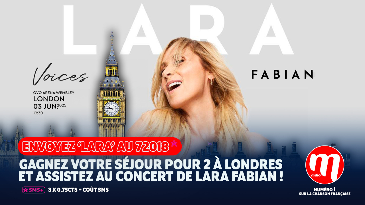 Lara Fabian s'envole à Londres pour son "Voices Tour 2025" !