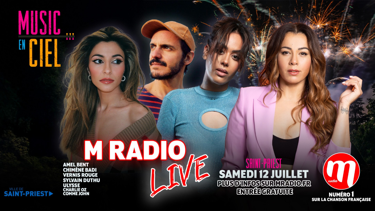 M Radio vous invite à sa 10ème édition du festival Music en Ciel, avec Zaz, Chimène Badi et Amel Bent !