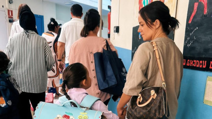 Alizée : les photos craquantes de sa fille Maggy qui rentre en CP