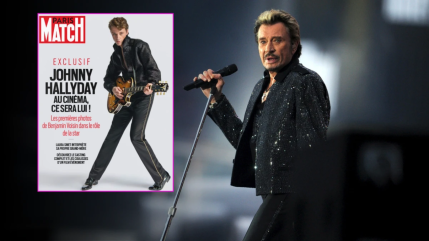Benjamin Voisin bluffant en Johnny Hallyday, les premi&egrave;res images viennent de fuiter