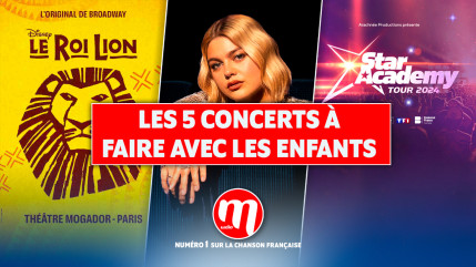 Les 5 concerts à faire avec les enfants en 2024