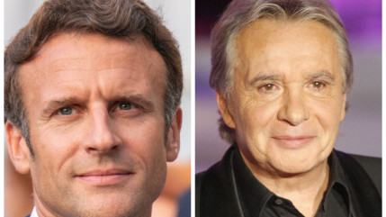 Michel Sardou décoré par Emmanuel Macron