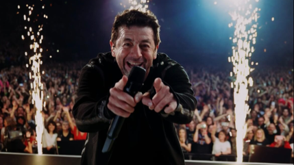 Patrick Bruel ému par la présence de ses fils à l’Accor Arena