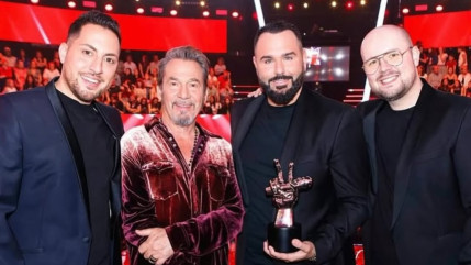 The Voice : Florent Pagny fait une grande surprise à Il Cello après leur victoire !