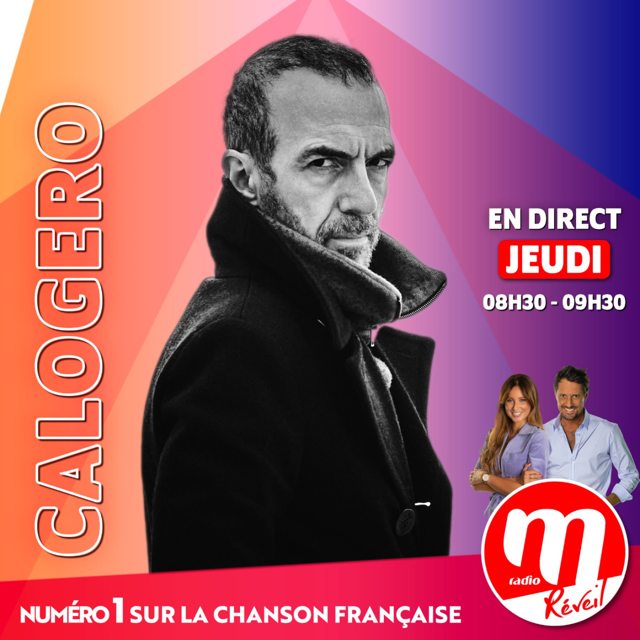 Calogero invité du M Radio Réveil Calogero invité du M Radio Réveil