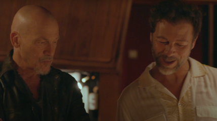 Florent Pagny invite Christophe Maé en studio pour le clip de "Et un jour une femme"